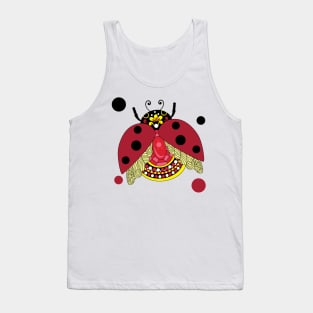 Lucky Ladybug Gemstone Tank Top